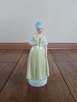 Ritka Herendi porcelán lány figura
