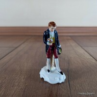 Antik Rosenthal porcelán barokk udvarló figura