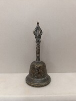 Antik Tibet tibeti buddhista csengő buddha bronz szertartási eszköz csengő 307 6794
