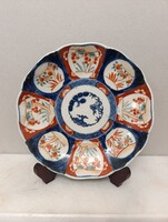 Antik imari kézzel festett Japán kínai porcelán tányér Ázsia 831 6781