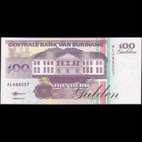 Suriname 100 Gulden 1998 P-139b UNC