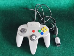 Eredeti Nintendo 64 Kontroller (Szürke) - Laza Analóg Karral, Felújításra