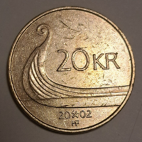 2002. Norvégia 20 korona (10)
