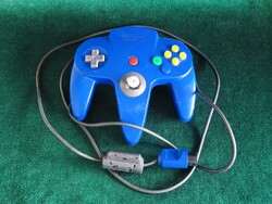 Eredeti Kék Nintendo 64 Kontroller (N64) - Laza Analóg Karral, Felújításra