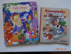 Két szép kemény lapos Grimm-mesekönyv együtt: HOLLE ANYÓ + HAMUPIPŐKE