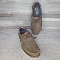 AM Shoe Company barna velúr férfi cipő, 40