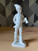 Drasche Kőbányai favágó fiú porcelán figura