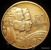Jugoszlávia 50 Dinár, 1955 C09B4