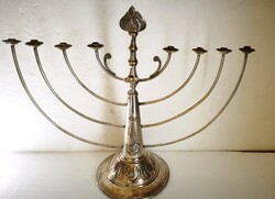 Antik judaika gyertyatartó hanukka bêcs 1900