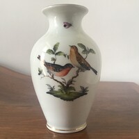 Herendi Rothschild mintás porcelán váza