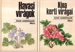 Kósa-Varga: 2 db búvár zsebkönyv /VIRÁGOK/ ( Kína kerti virágai+Havasi virágok )