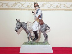 Herendi juhász szamáron figura