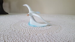Hollóházi porcelán sirály figura