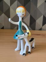 Ősz Szabó Antónia Piroska és a Farkas porcelán figura