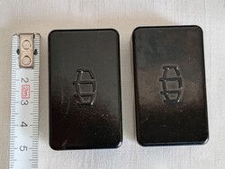 Bakelit dobozka üres 2 db egyben doboz