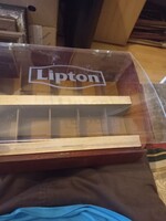 Retró Lipton teatartó fadoboz
