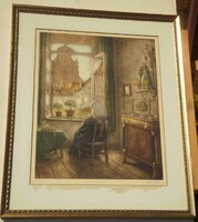 (N) Albert Geudens (1869-1949) : Kézimunka