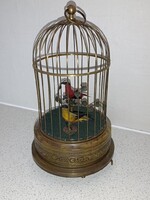 Karl Griesbaum German automaton works! Songbirds in a cage