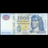 Magyarország 1000 Forint 2010 DD UNC