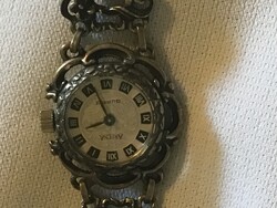 Ritka vintage 835 ezüst női óra-karkötő – gyűjtői darab!