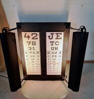 OMSZÖV MEDIC OE 56 típusú szemészeti vizsgálótábla