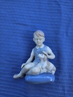 Régi Carl Schneiders Graphenthal porcelán figura
