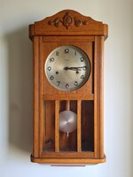 Antik, art deco számlapos Kienzle márkájú német falióra 1930