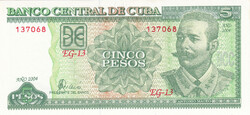 Kuba 2019. 5 Peso-UNC