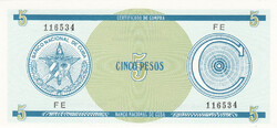 Kuba 1985. 5 Peso-UNC
