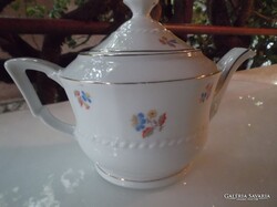 PORCELÁN KANNA - JELZETT - 1 literes  - BELÜL SÉRÜLT FOTÓZVA !