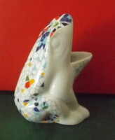 Gaudi béka - porcelán - Barcelona -ibolya váza