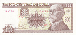 Kuba 2017. 10 Peso-UNC