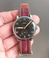 Doxa black dial 36mm military-style watch 1944