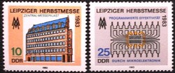 ND2822-3 / NDK 1983 Lipcsei Őszi Vásár bélyegsor postatiszta
