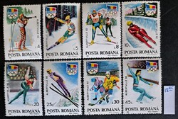 Románia 1992 Albertville Téli Olimpia teljes bélyegsorozat (MNH)