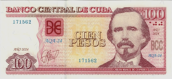 KUBA 100 peso 2024 UNC