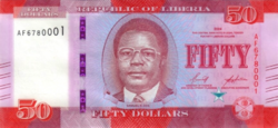 Libéria 50 Dollár 2024 UNC