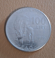 Olaszország 100 Líra, 1979 - FAO - Emlékérme