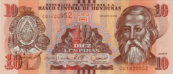 Honduras 10 Lempira 2024 UNC