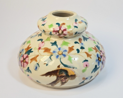 Beautiful antique 19th-century large faience - kerosene or oil lamp base