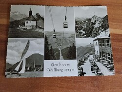 Németország, Wallberg,1723 m, hegycsúcs a bajor Alpokban,1960