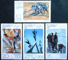 ND2478-81 / NDK 1980 Téli Olimpia bélyegsor postatiszta