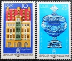 ND2891-2 / NDK 1984 Lipcsei Őszi Vásár bélyegsor postatiszta