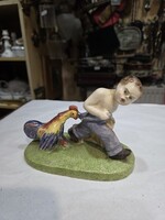 Régi kerámia figura