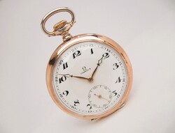 GYÖNYÖRŰ,OMEGA EZÜST ZSEBÓRA,1900