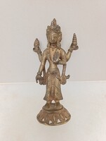 Antik Visnu Avalokitesvara kis bronz szobor buddha buddhizmus hindu Ázsia 332 6824