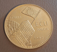 Olaszország 1 ECU, 1992 - Európai Gazdasági Közösség - Gyűjtői érme