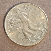 Olaszország 200 Líra, 1981 - FAO - Élelmezési Világnap - Emlékérme