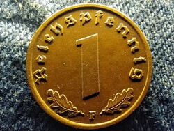 Németország Horogkeresztes 1 birodalmi pfennig 1937 F