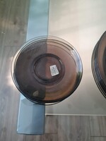 6 db Arcoroc füstüveg kávéscsésze alj / poháralátét